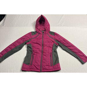 CB-PINK/BLACK JACKET-WOMEN'S medium Winter Coat/Ski Coat